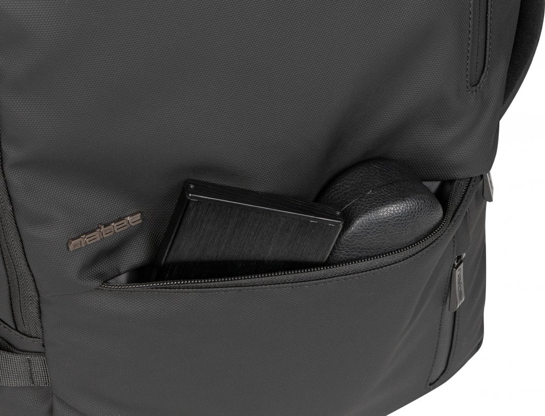 Çantë shpine për laptop Natec CAMEL PRO, 17.3", e zezë