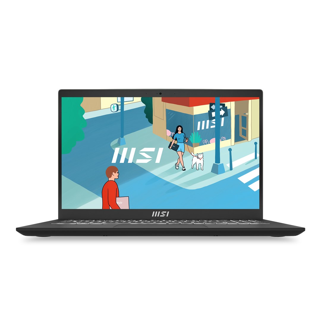 Лаптоп MSI Modern 15, 15.6", Intel i5-13420H, 16 GB RAM, 512 GB SSD, црн