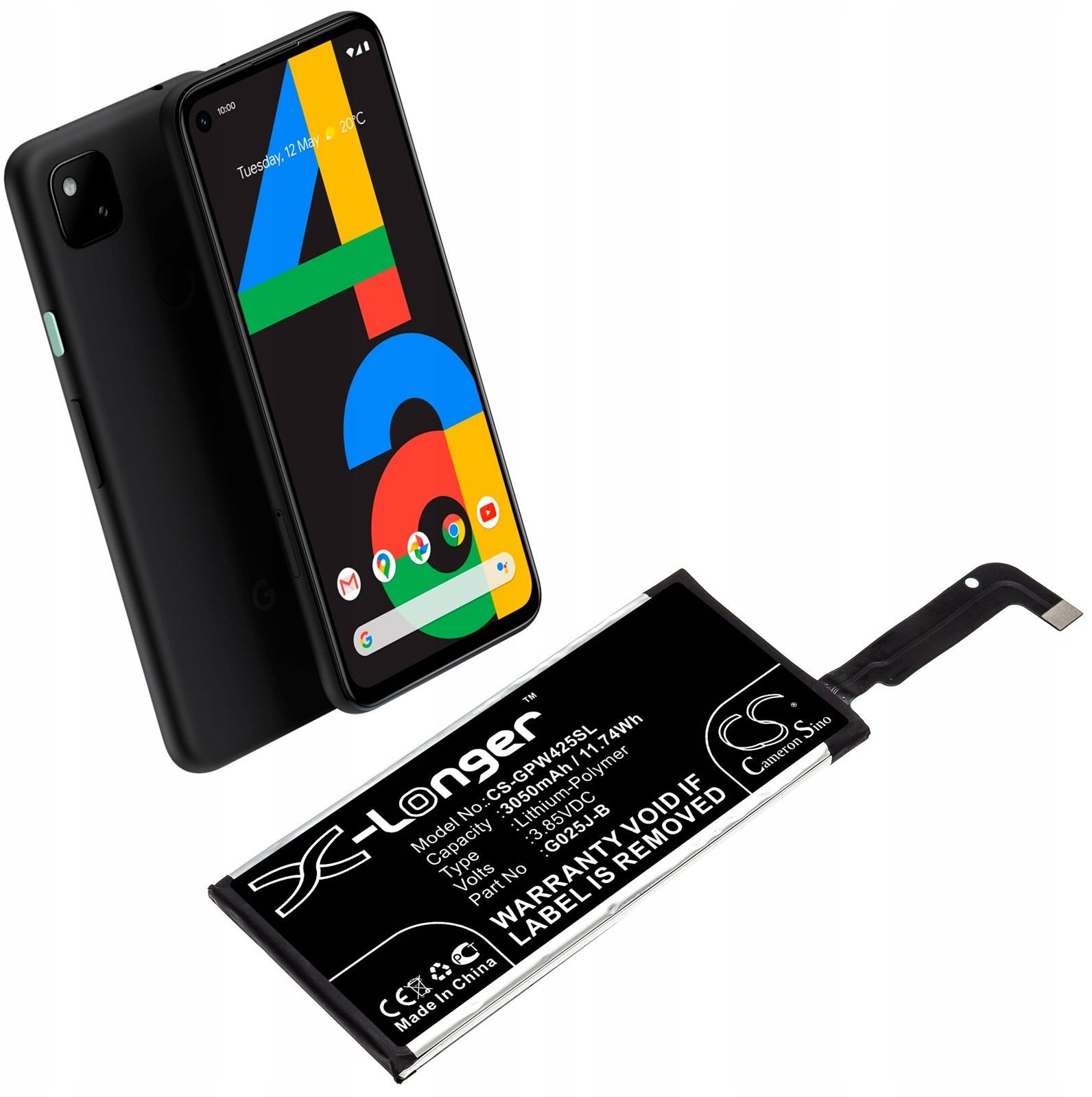 Shërbim zëvendësimi batterie Google Pixel 4a