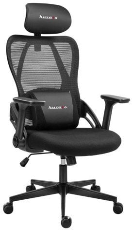 Karrige gaming Huzaro Combat 2.7, rrjetë dhe pëlhurë, deri 120 kg, e zezë