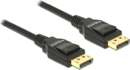 Kabllo Delock DisplayPort - DisplayPort, 1m, e zezë