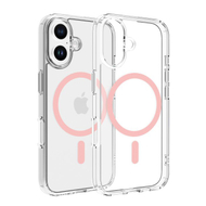 Dviced MagSafe iPhone 16 Clear Case, Pink