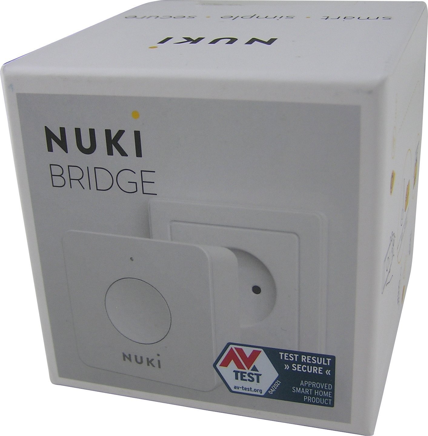 Hub Nuki 220649 Bridge, за Smart Lock 3.0, WiFi, бел