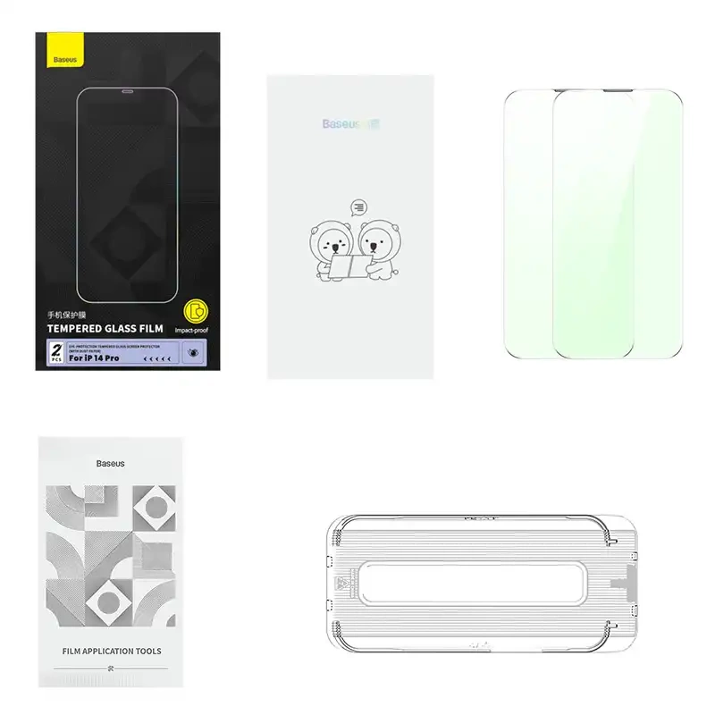 Xham mbrojtës Baseus Crystal Series, Privacy, për iPhone 14 Pro, transparent