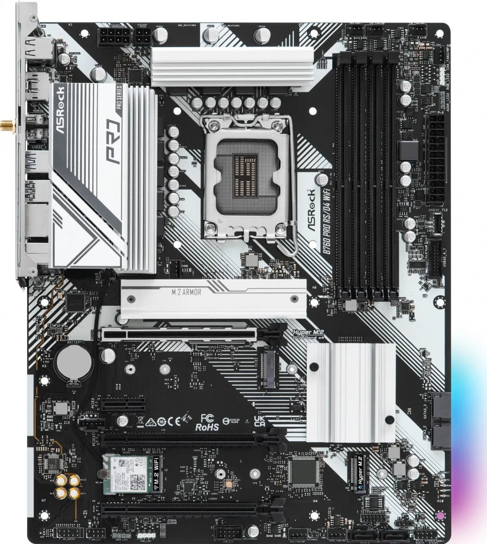 Pllakë amë ASRock B760 PRO RS/D4 WIFI, e zezë