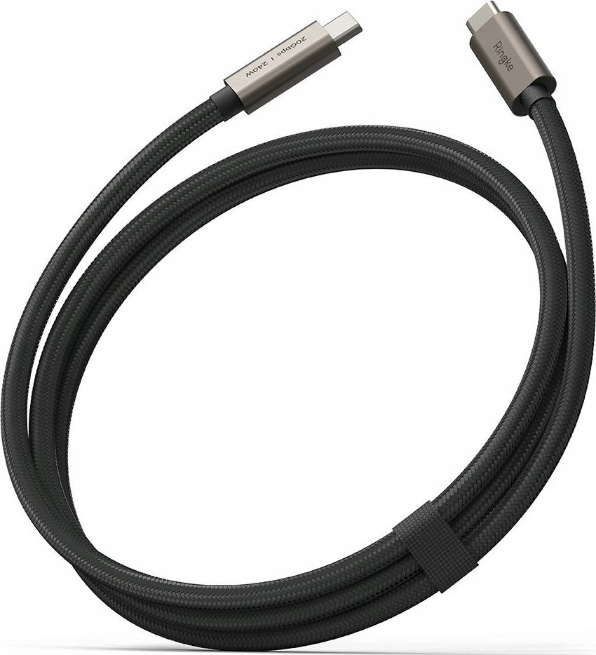 Kabllo USB C Ringke, Type C në Type C, USB 3.2 Gen 2x2, 1m, e zezë