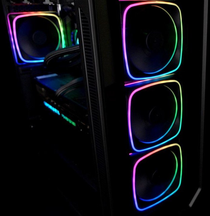 Ventilator kaste Sharkoon Lights RGB PWM, 120mm, adresues RGB, i zi