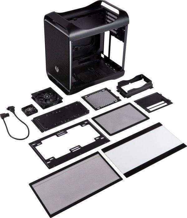 Kasë BitFenix Prodigy M 2022, e zezë, Mini Tower