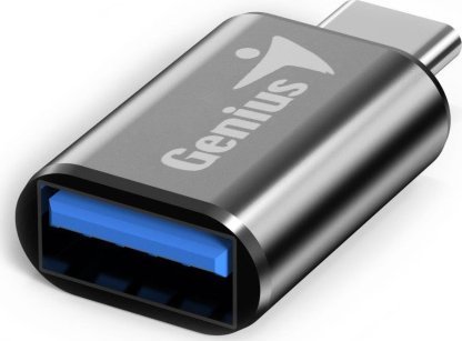 Adapter USB C në USB Genius ACC C2A, USB 3.0, 5 Gbit/s, argjendtë