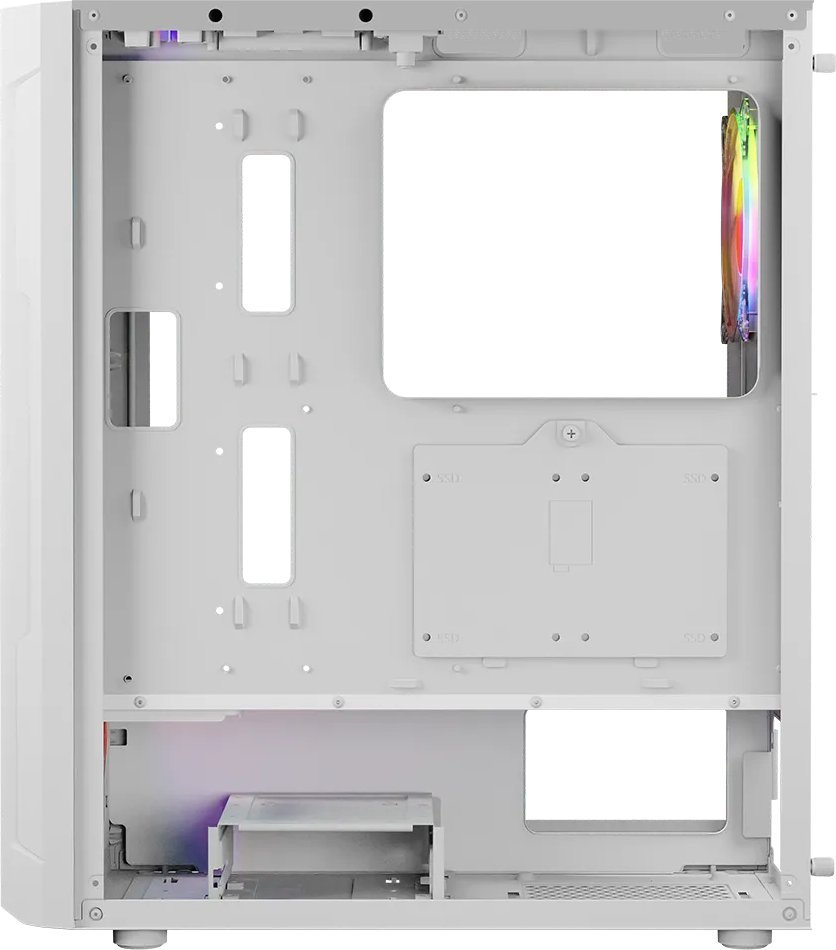 Kasë Logic Concept Aramis ARGB, e bardhë, Midi Tower