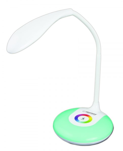 Lampë tavoline Esperanza ELD102, LED, RGB, e bardhë