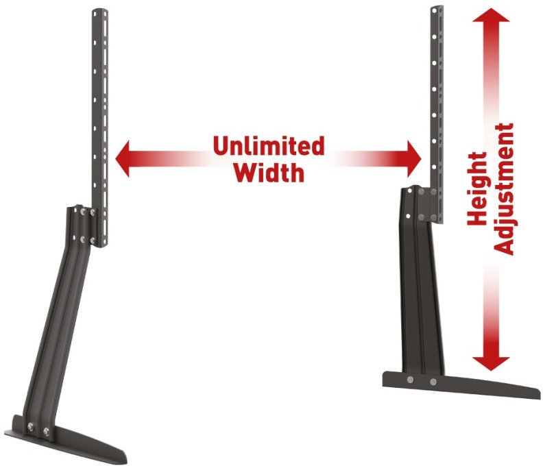 Qëndrim tavoline për TV Barkan S40, 32"-70", deri 50 kg, i zi