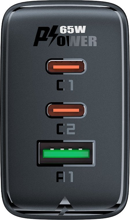 Karikues Acefast A41 GaN, 2x USB C 1x USB A, PD QC4+, i zi