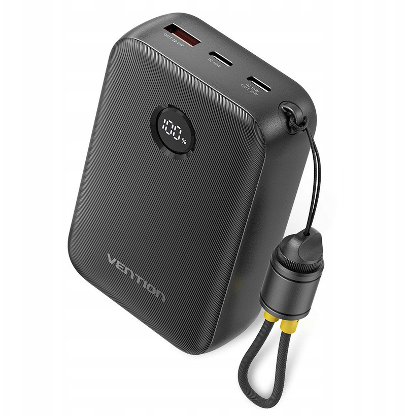 Power bank Vention FKBB0 C, 20000mAh, 22.5W, i zi