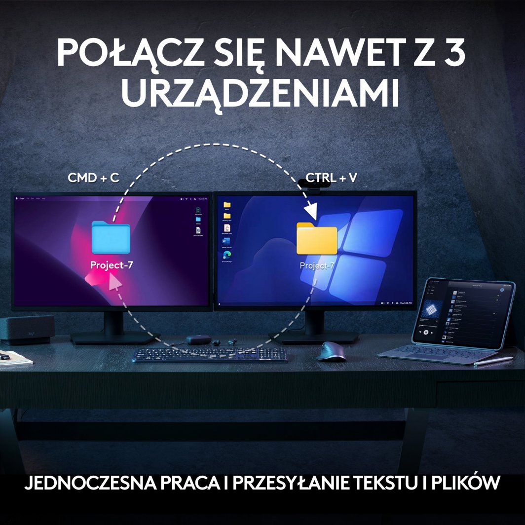 Set tastierë dhe maus Logitech MX Keys S Combo Graphite