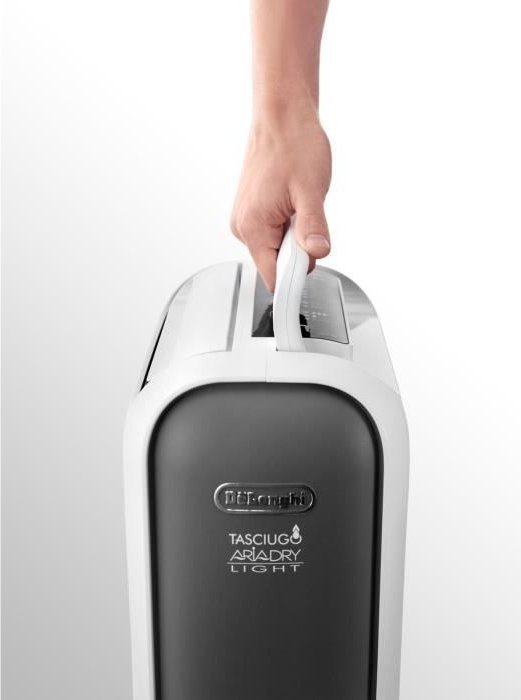 Avullues lagështie DeLonghi Tasciugo AriaDry Light DNS65, për dhoma të vogla dhe të mesme, i bardhë