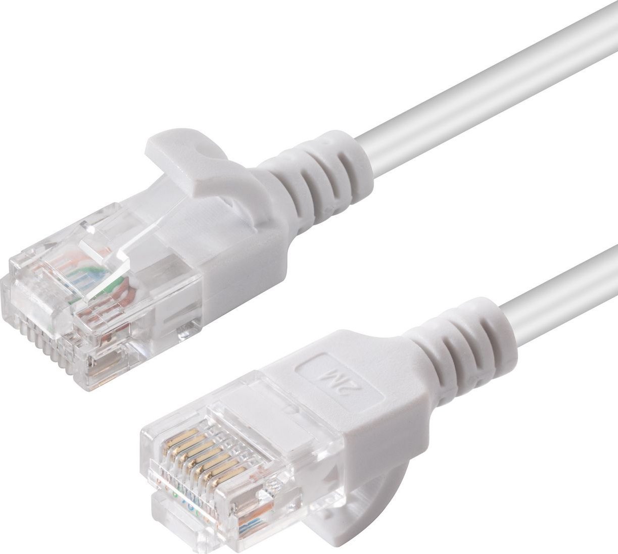Kabllo rrjeti Microconnect V-UTP6A015W SLIM, Cat6a U UTP, 1.5m, e bardhë
