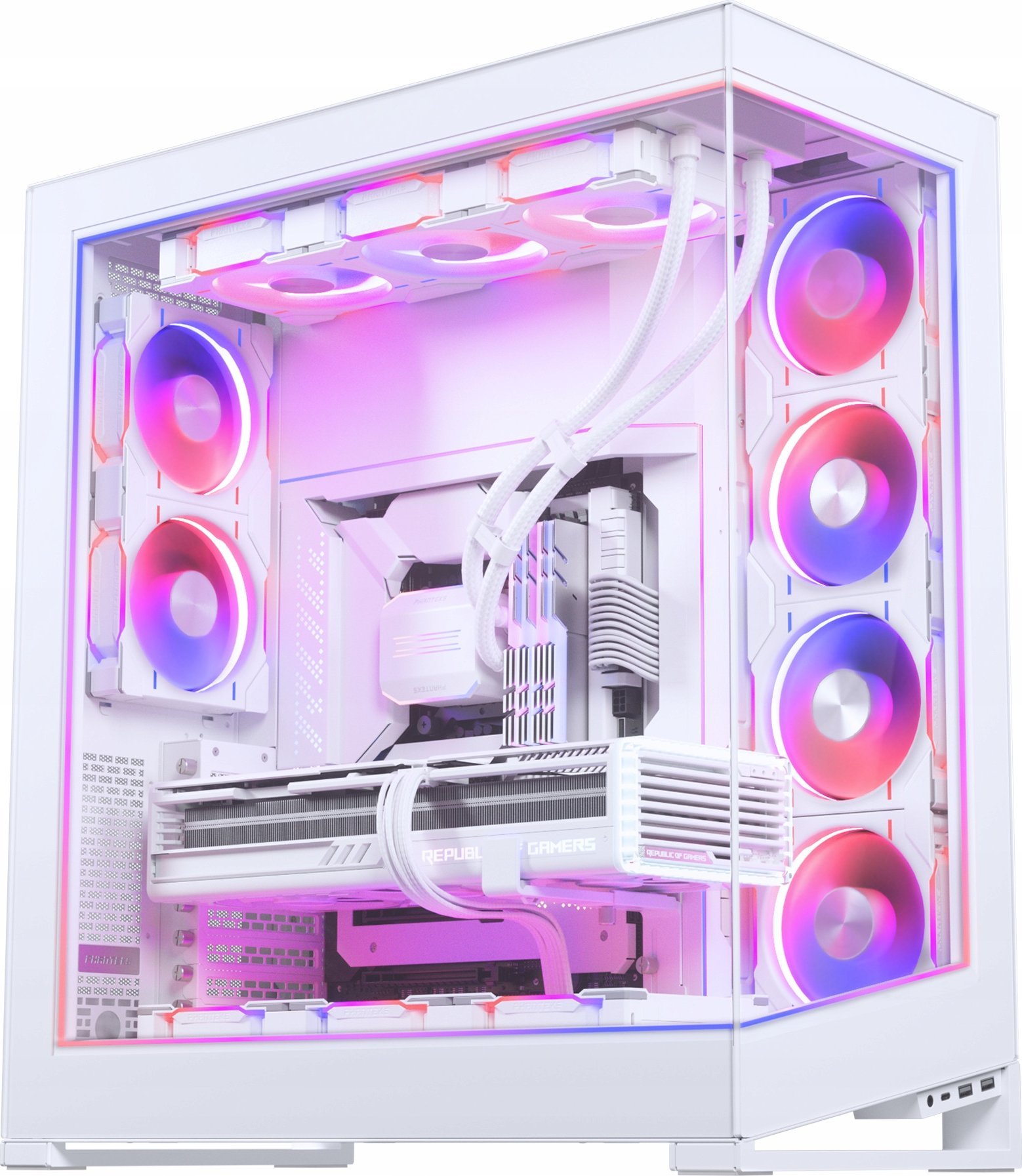 Set DRGB LED për kasë Phanteks NV7 Premium, 4 module, i bardhë