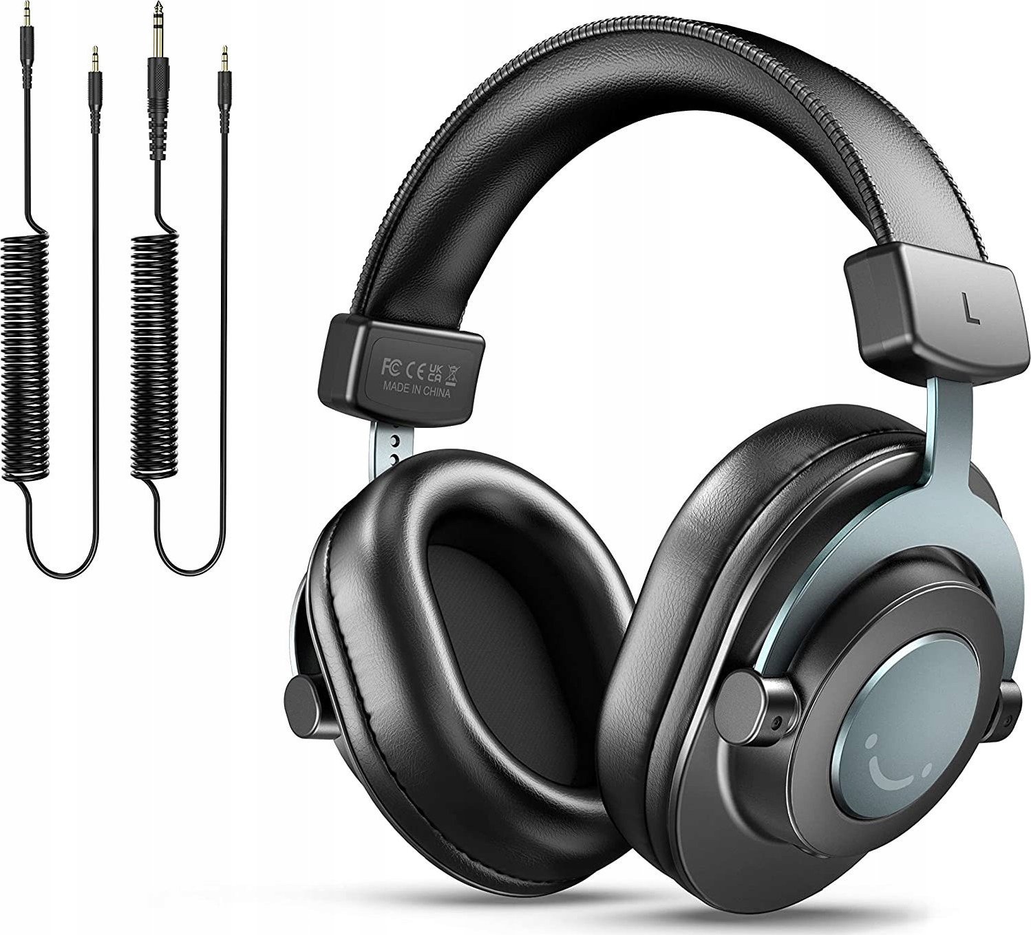 Kufje studio Fifine H8, 3.5mm dhe 6.35mm, rreth veshit, të zeza