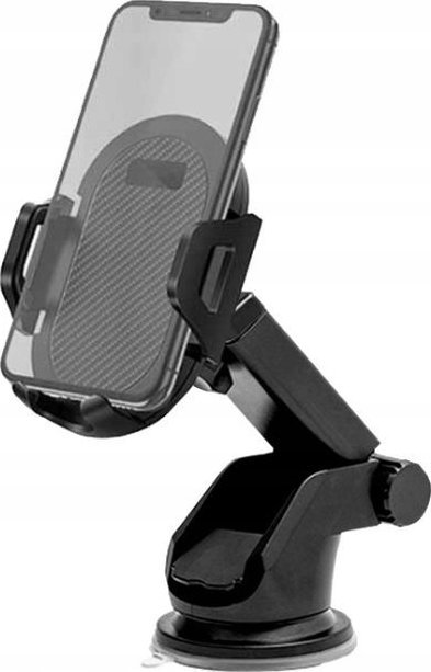 Mbajtëse telefoni për veturë OEM TC-081, për xham dhe pult, 360°, e zezë