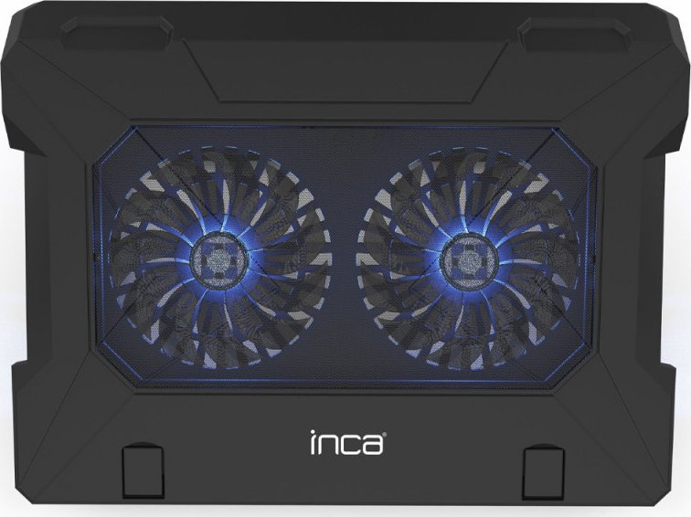 Bazë ftohëse laptopi Inca INC-321RX, 17", me 2 ventilatorë, e zezë