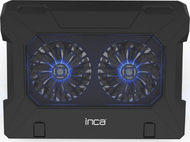 Bazë ftohëse laptopi Inca INC-321RX, 17", me 2 ventilatorë, e zezë