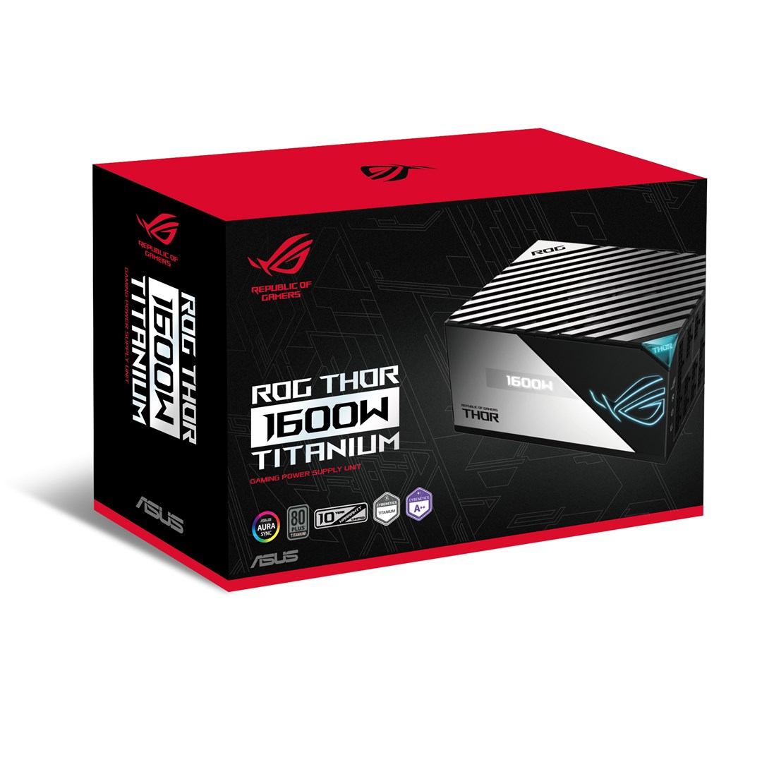 Burim energjie ASUS ROG THOR 1600W Titanium, 20+4 pin ATX, 1600 W
