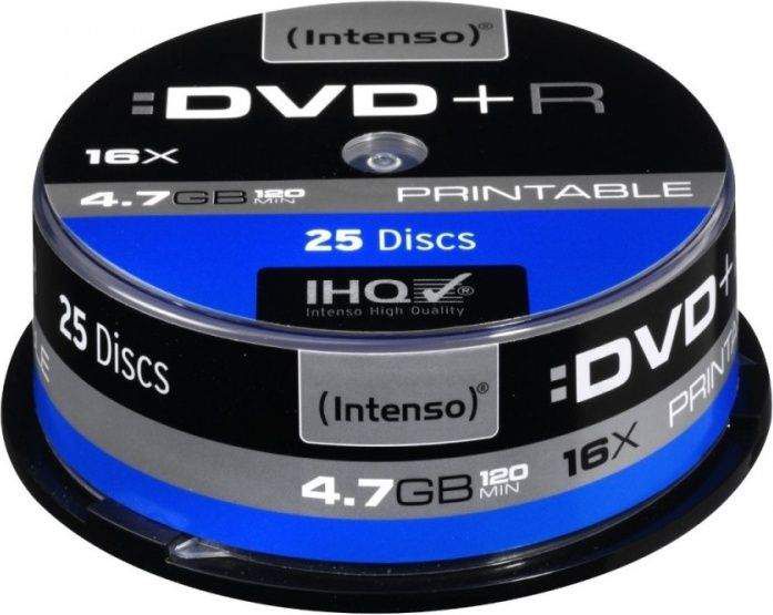 DVD+R Intenso DVD+R 4.7 GB 16x, 25 copë