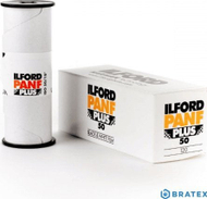 Film fotografik Ilford PAN F Plus 50, bardh e zi, ISO 50, format 120