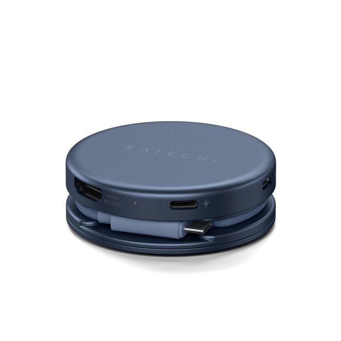 Satechi OntheGo 5-in-1 Multiport Adapter, Indigo