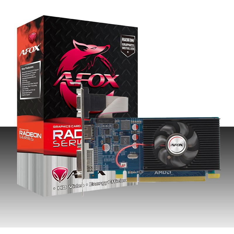 Kartë grafike AFOX AMD Radeon R5 230, 2 GB GDDR3, AFR5230-2048D3L5