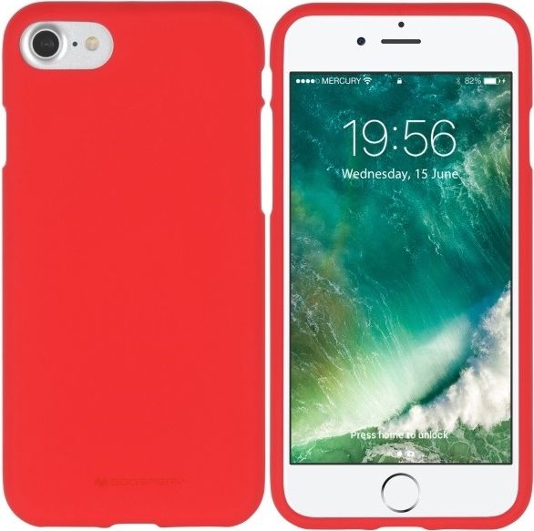 Mbrojtëse për celular Mercury Soft për LG K9, e kuqe