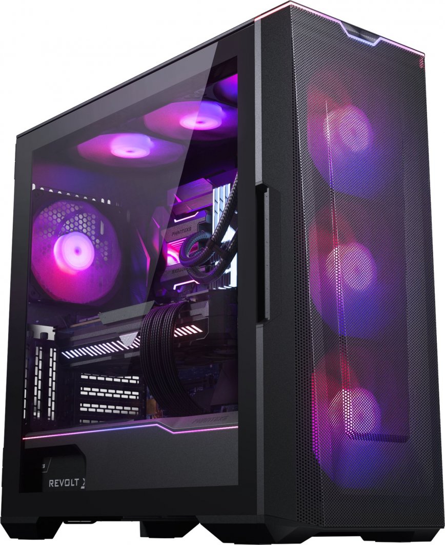Kasë Phanteks Eclipse G500A ARGB, Midi Tower