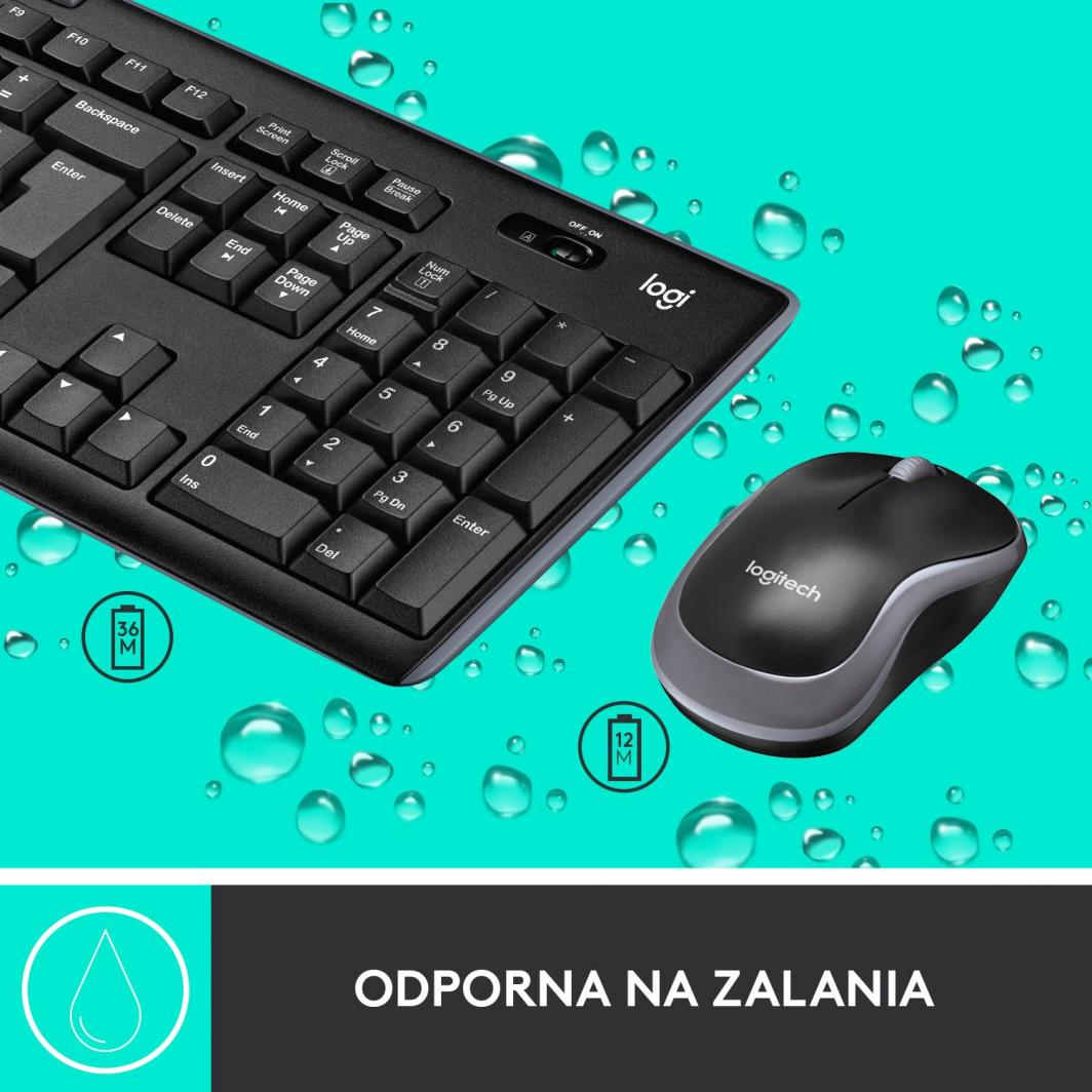 Tastierë dhe maus Logitech MK270 (920-004508), EN, e zezë