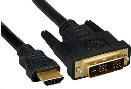 Kabllo PremiumCord, HDMI - DVI-D, 1 m, e zezë