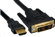 Kabllo PremiumCord, HDMI - DVI-D, 1 m, e zezë