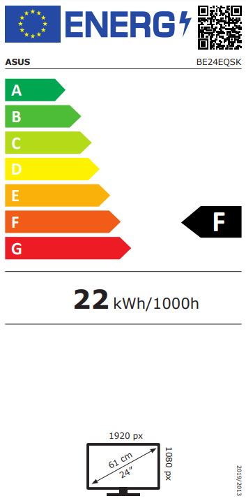 Monitor ASUS BE24EQSK, 23.8", FHD, i zi