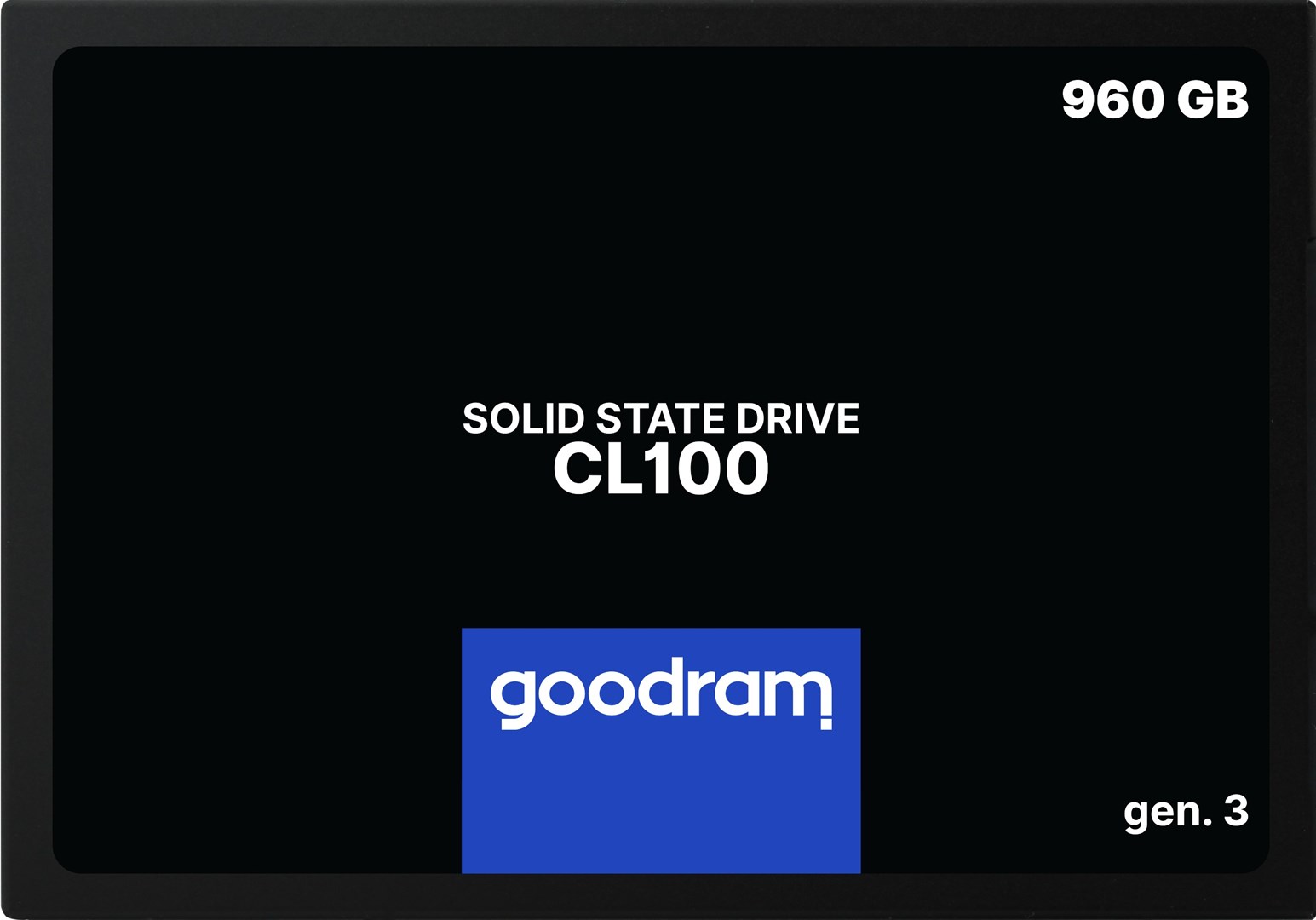 Disk SSD GOODRAM CL100 Gen.3, 960GB, 2.5" SATA III, 540 MB/s, i zi