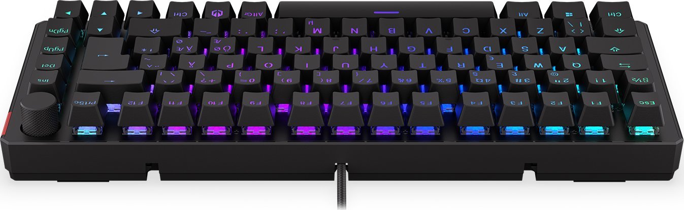 Tastierë wireless Endorfy Thock 75, mekanike Kailh Red, RGB, e zezë