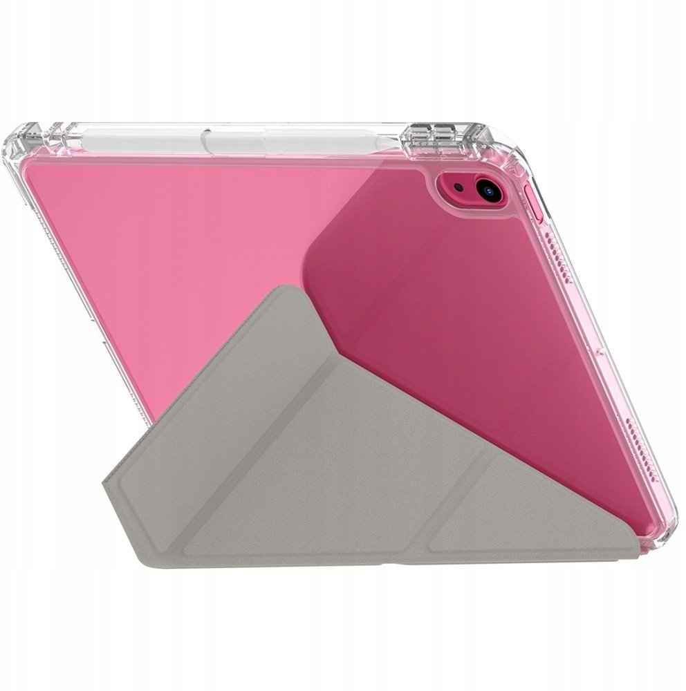 Mbulesë për tablet Skinarma Zeta Case për Apple iPad 11th Gen 2025, me mbajtëse për stylus, me këllëf me qëndrim, rozë