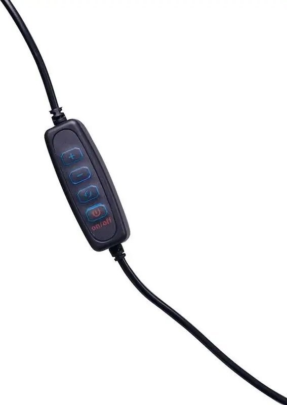 Ring light DÖRR SLR-12 Bi-Color, 80 LED, temperaturë ngjyre e rregullueshme, i zi