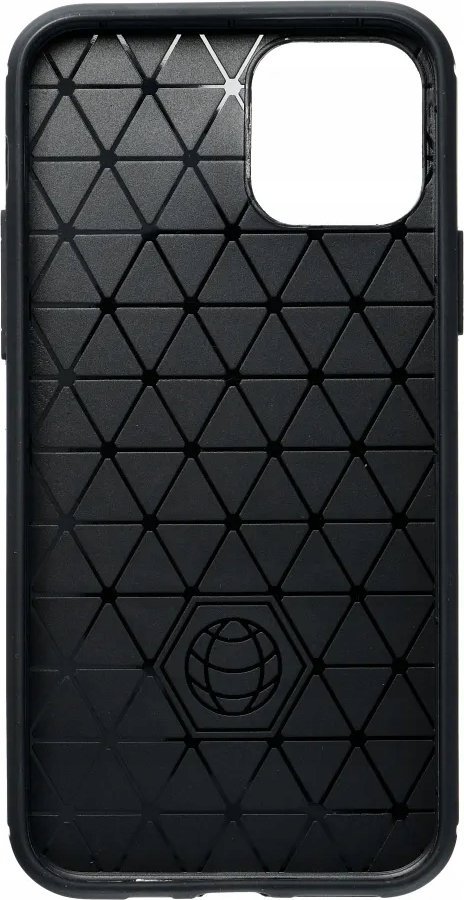 Kopertinë e fortë Motorola Moto G14, efekt karbon, anë antirrëshqitje, e zezë