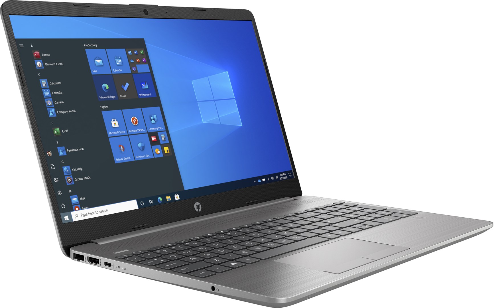 Laptop HP 250 G8, 15.6", Intel i7-1065G7, 8 GB RAM, 256 GB SSD, i argjendtë
