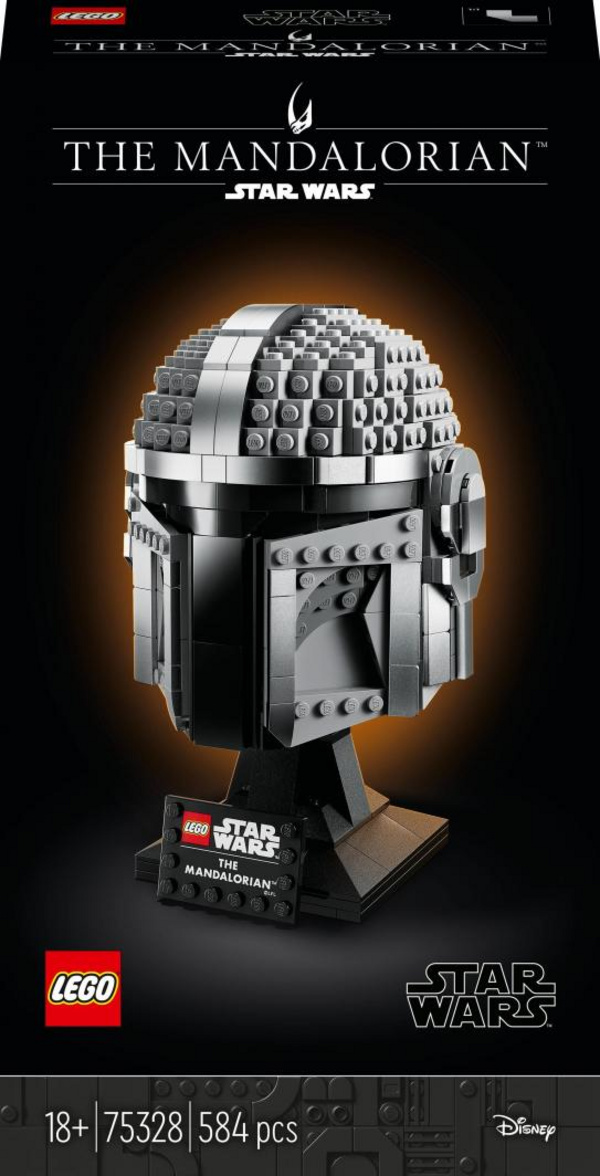 Играчка LEGO Star Wars, шлем од Мандалорија, 584 парчиња