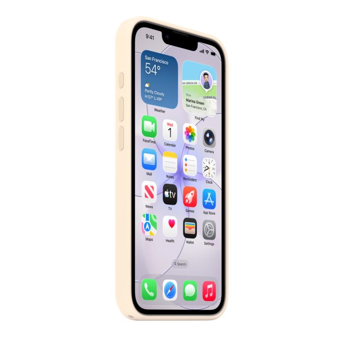 Apple iPhone 17e Silicone Case with MagSafe, Vanilla 2