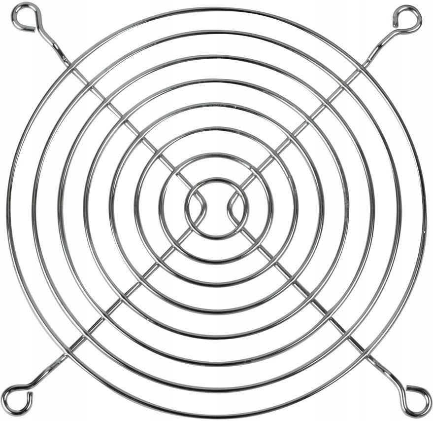 Mbrojtëse ventilatori ZenPC 120mm, metalike, argjendtë