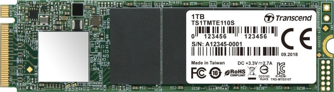 Disk SSD Transcend 110S, 2TB, M.2 2280 PCI-E x4 Gen3 NVMe
