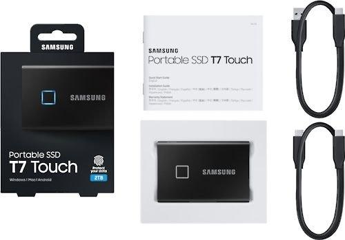Disk i jashtëm Samsung SSD T7 Touch, 2TB