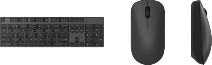 Set tastierë dhe mi Xiaomi BHR6100GL, pa kabllo, 2.4 GHz, i zi