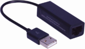 Adapter rrjeti Microconnect USBETHB, USB 2.0 në Ethernet, i zi